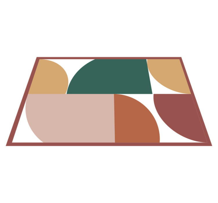 Abstract pattern geometric art  placemats - TenStickers