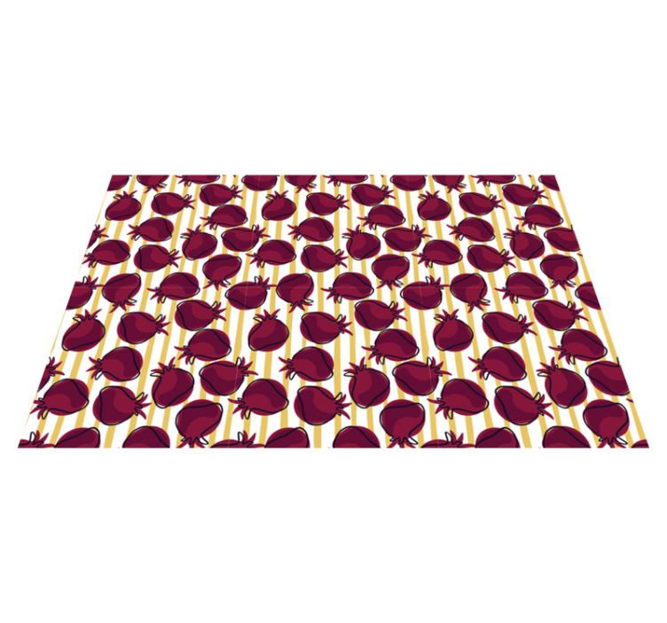 Random pattern pomegranate  original placemats - TenStickers