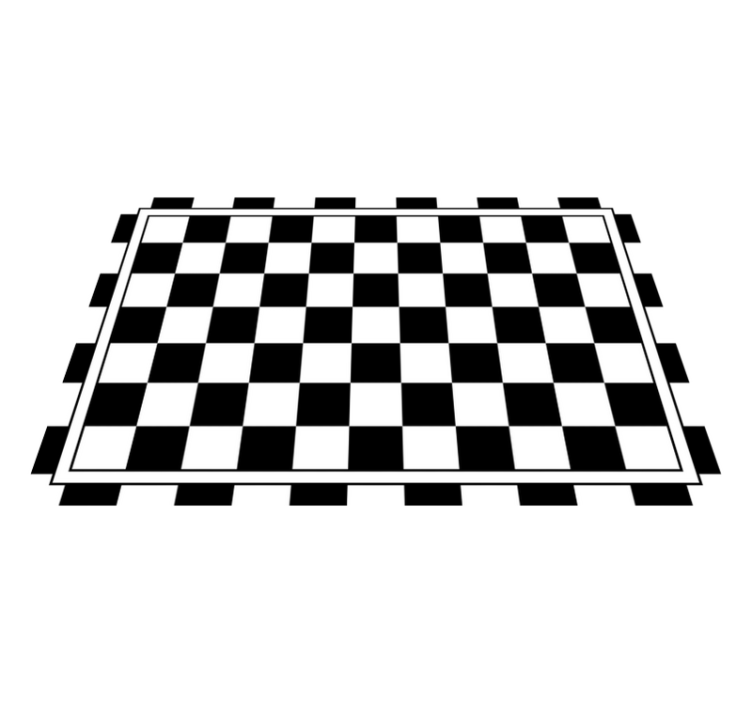 Chess board original placemats - TenStickers