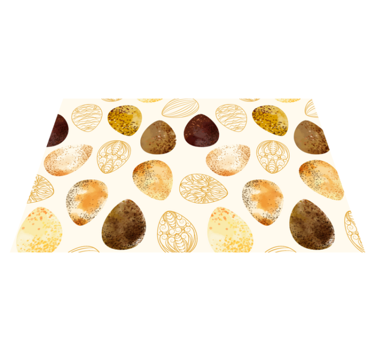 Original placemats elegant egg design - TenStickers