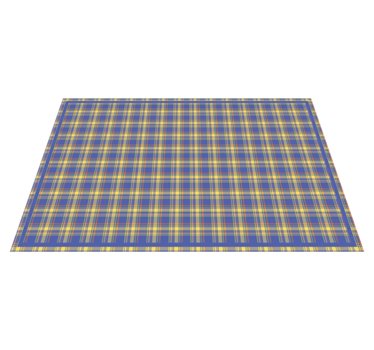 Plaid Pattern Surface textured placemats - TenStickers