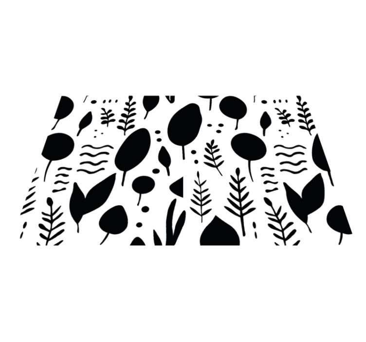 Black and white nature original placemats - TenStickers