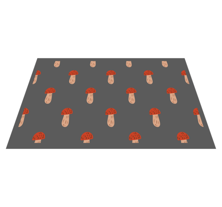 Original placemats mushroom design elements - TenStickers