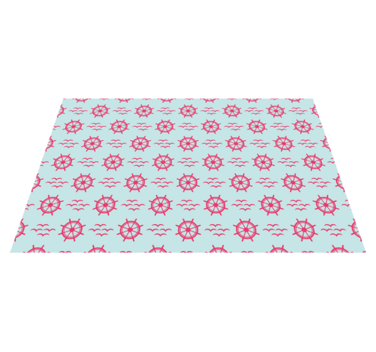 Original placemats nautical steering wheel design - TenStickers