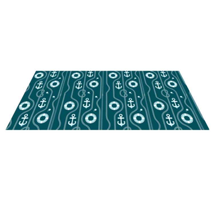 Original placemats nautical anchor design - TenStickers