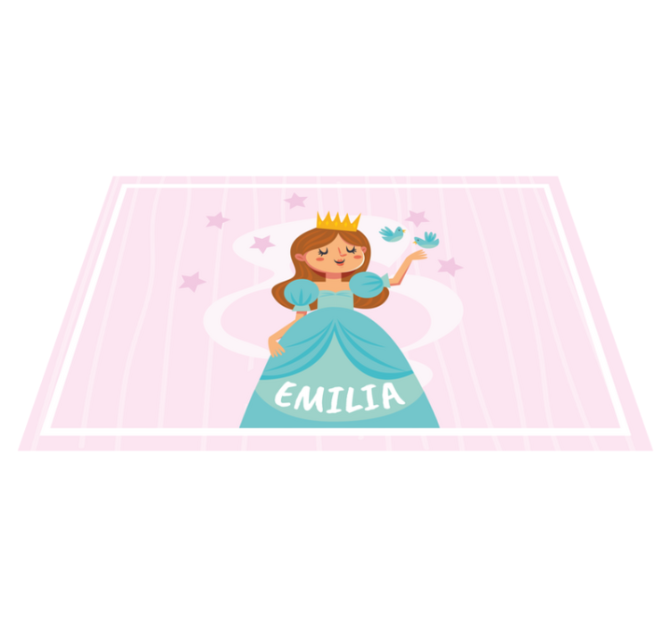 Children placemats with princess character design - TenStickers