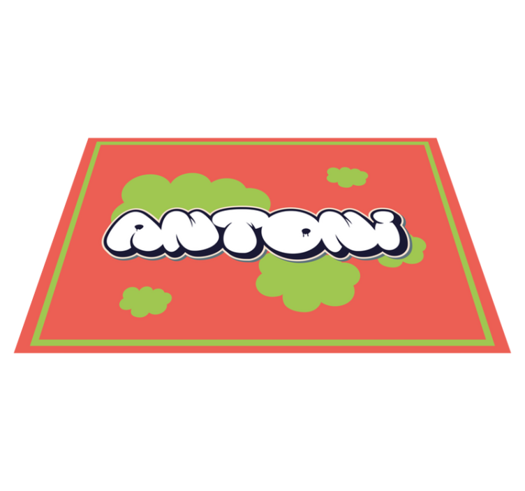Personalised fun name personalisable placemats - TenStickers