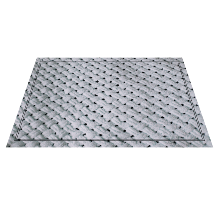 Textured placemats with woven pattern surface - TenStickers