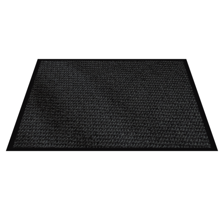Textured placemats textured black surface - TenStickers