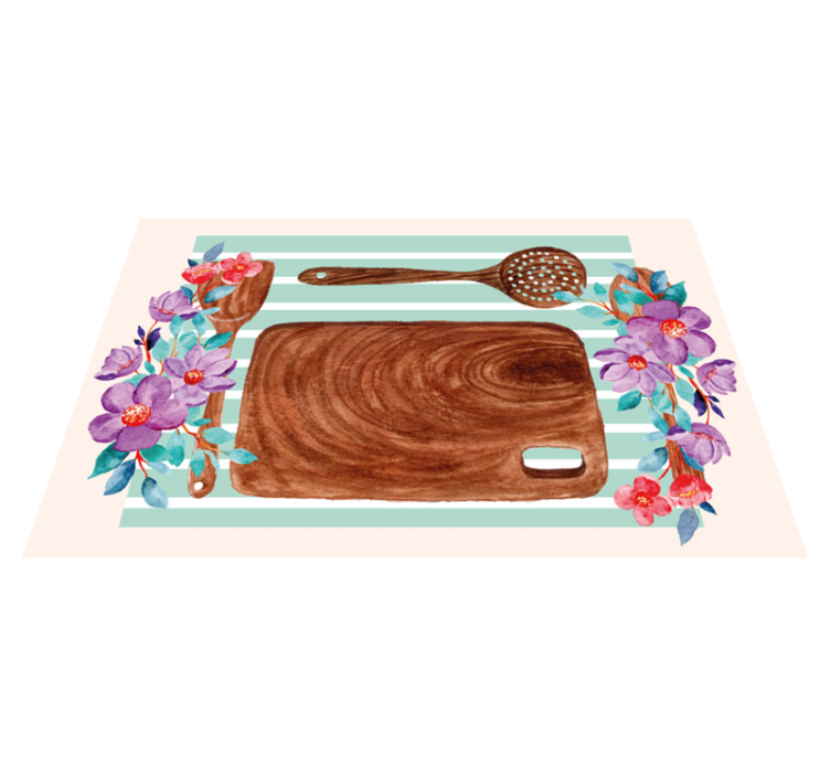 Original placemats elegant dining experience - TenStickers