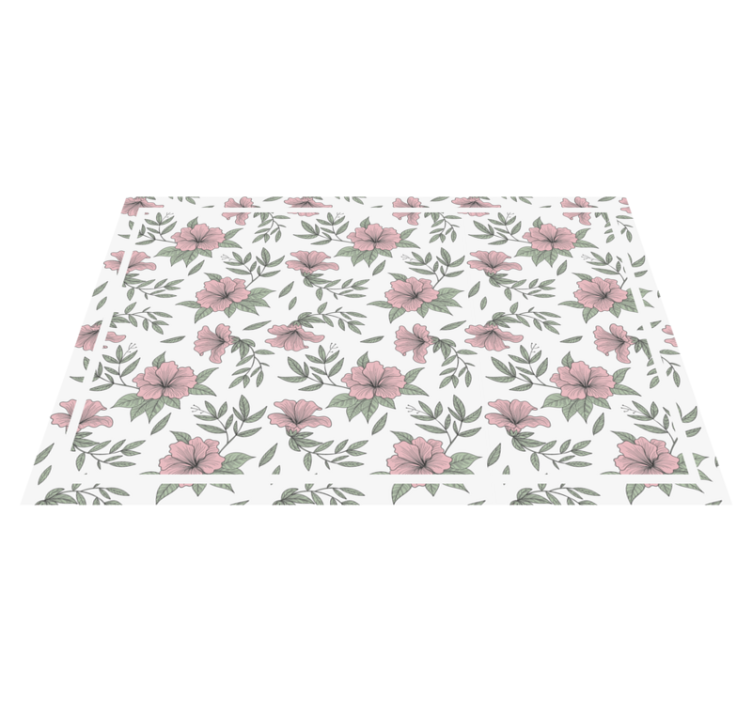 Original placemats floral design arrangement - TenStickers
