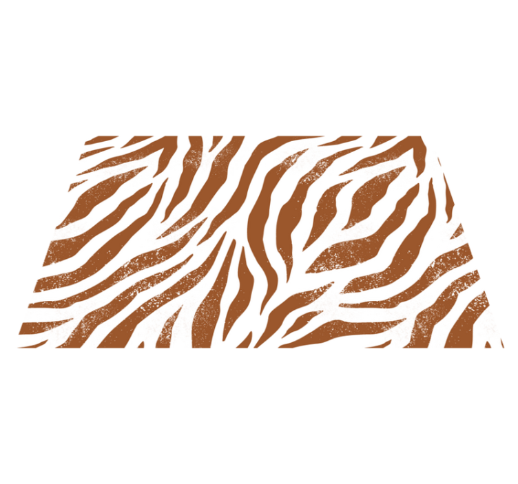 Textured placemats zebra pattern table cover - TenStickers