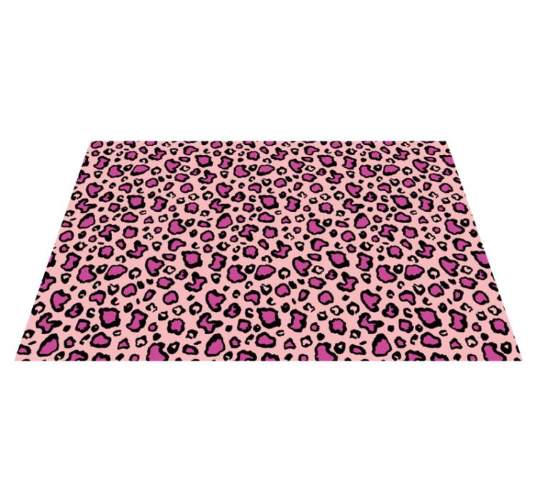 Original placemats pink leopard print - TenStickers