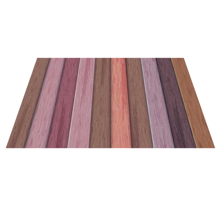 Textured placemats in wooden stripe variation - TenStickers