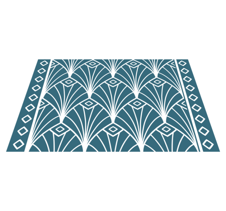 Modern placemats with stylish floral design - TenStickers