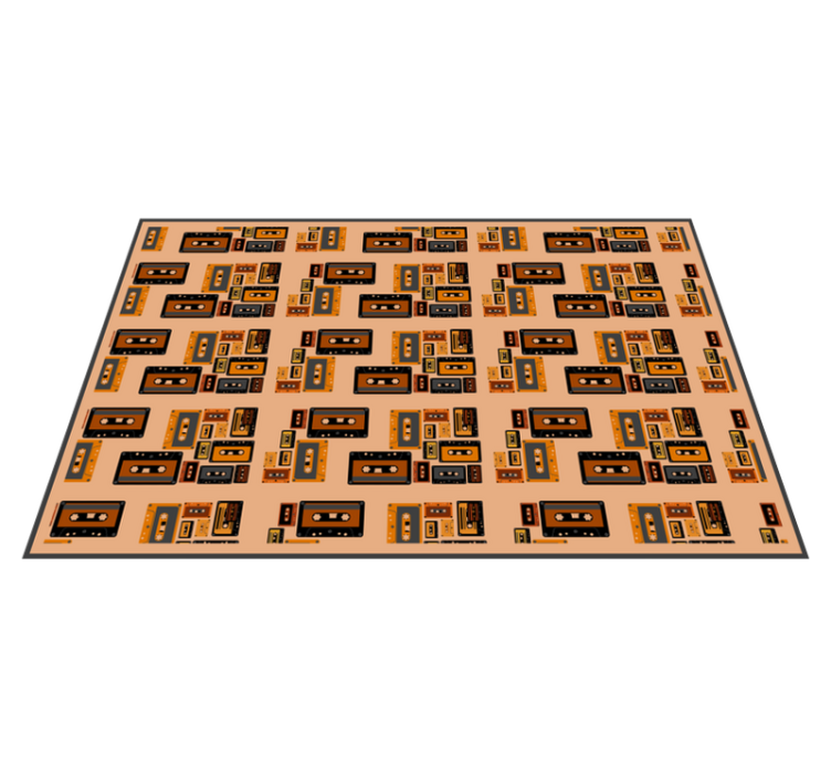 Original placemats retro cassette design - TenStickers