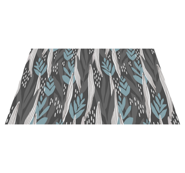 Textured placemat leaf design - TenStickers