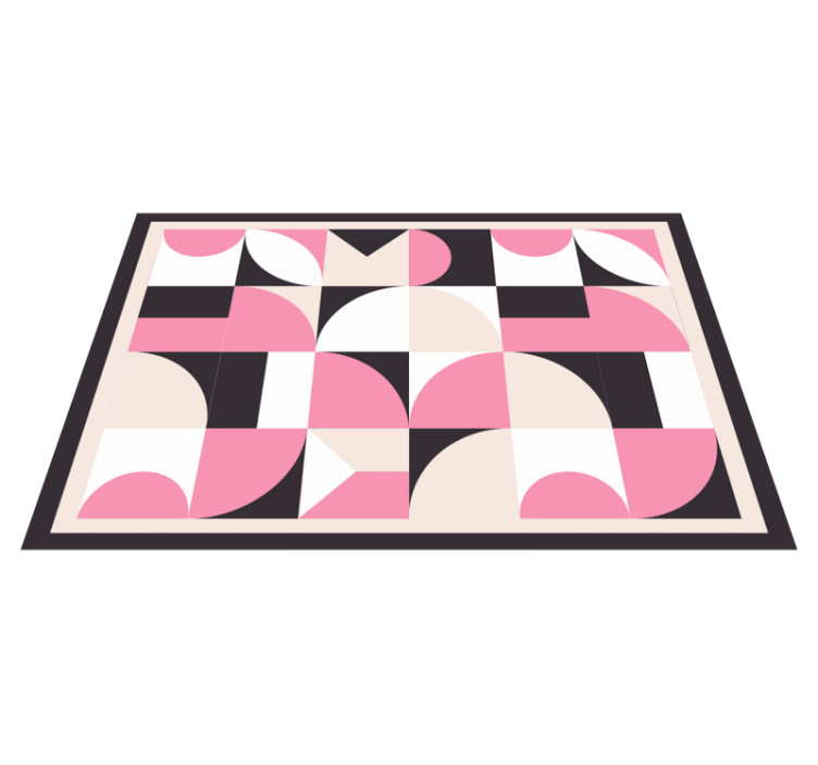 Modern placemats geometric patterned design - TenStickers