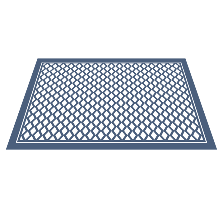 Diamond pattern Hampton style modern placemats - TenStickers