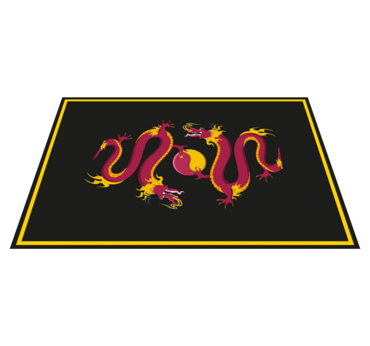 Original placemats dragon motif design - TenStickers