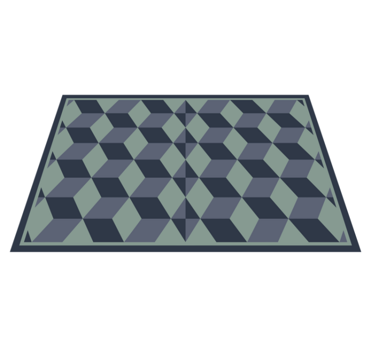 Christmas placemats in geometric tile design - TenStickers