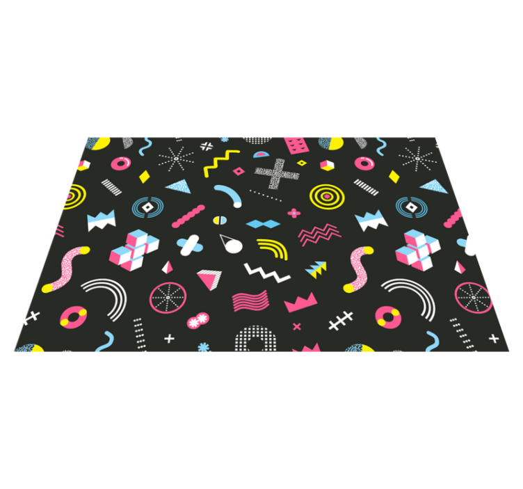 Original placemats with lively geometric patterns - TenStickers