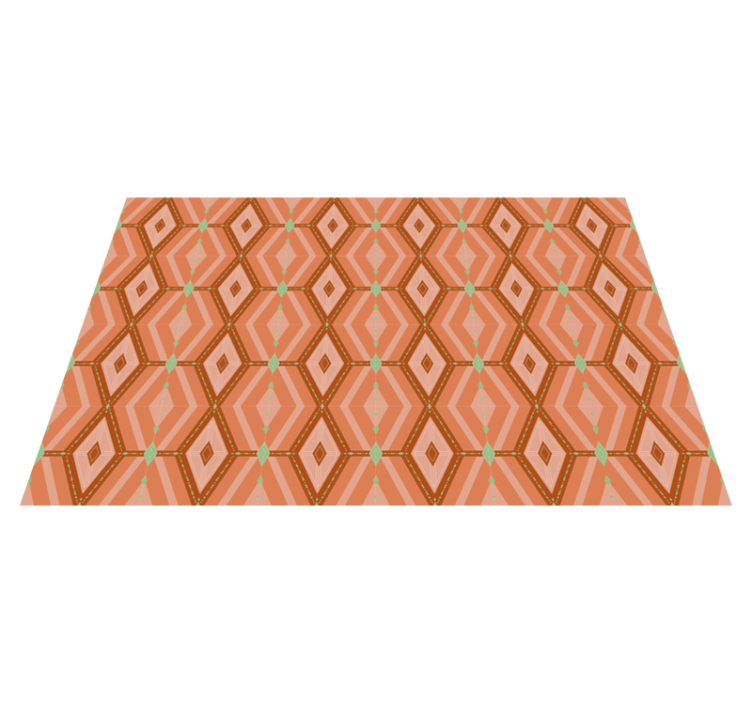 30s autumnal tints geometric elegant placemats - TenStickers