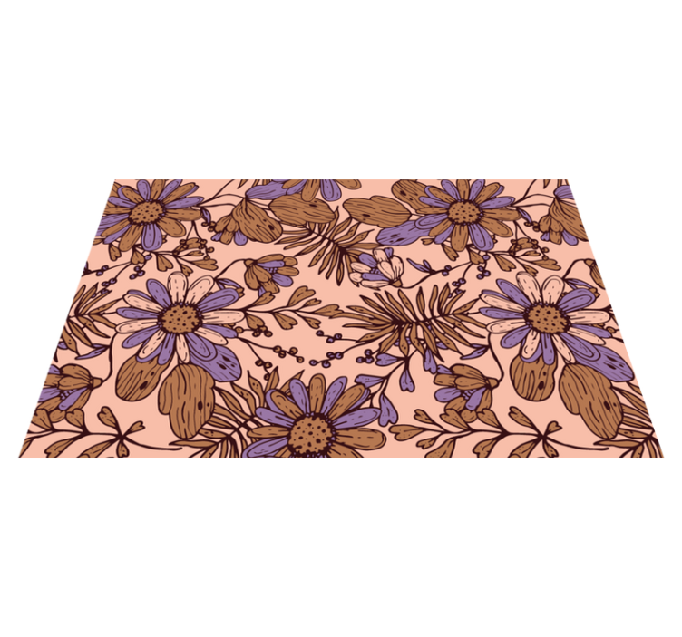 Original placemats floral inspired design - TenStickers