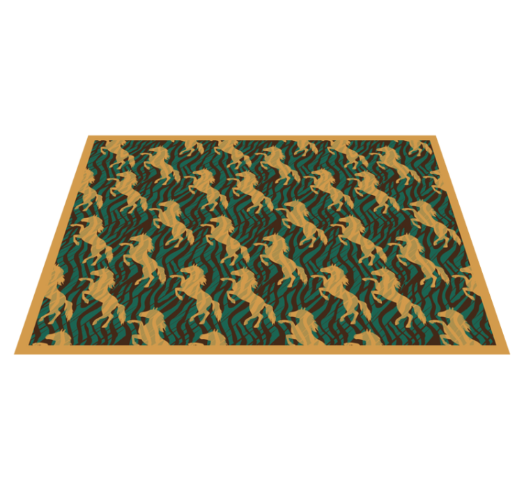Original placemats bold unicorn design - TenStickers