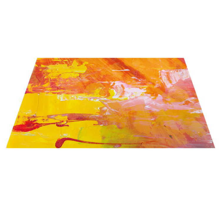 Textured placemats in abstract color swirl - TenStickers