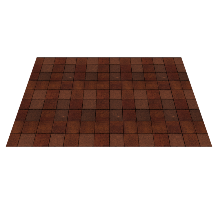 Textured placemats square brown design - TenStickers