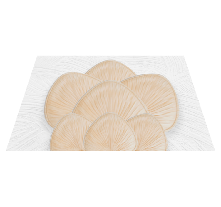 Textured placemats with leaf patterned surface - TenStickers