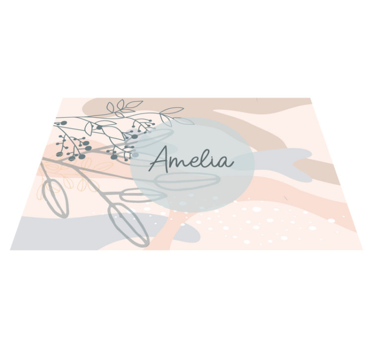 Personalizable placemats personalized elegant style - TenStickers