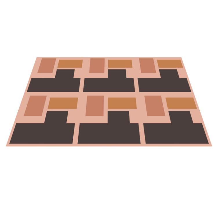 Modern placemats abstract geometric design - TenStickers