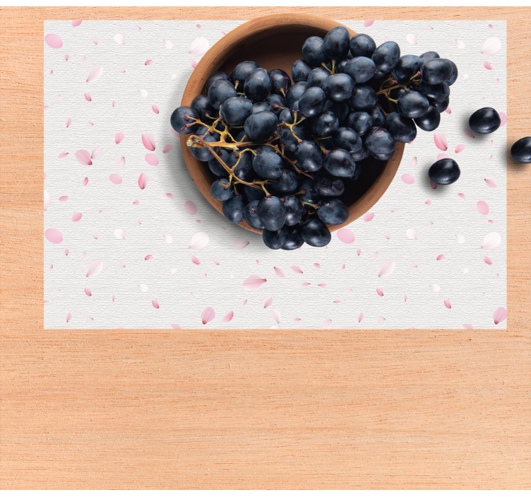 Cherry blossom petals elegant placemats - TenStickers