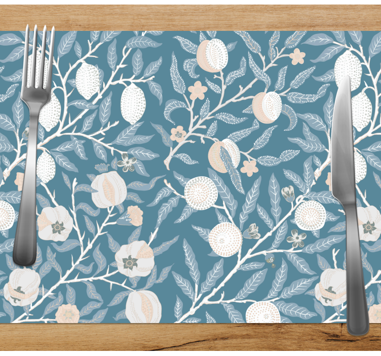 Fancy vintage pattern Vinyl placemats - TenStickers