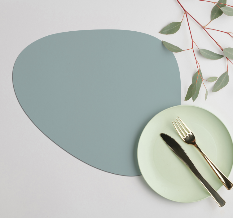 irregular shape placemats - TenStickers