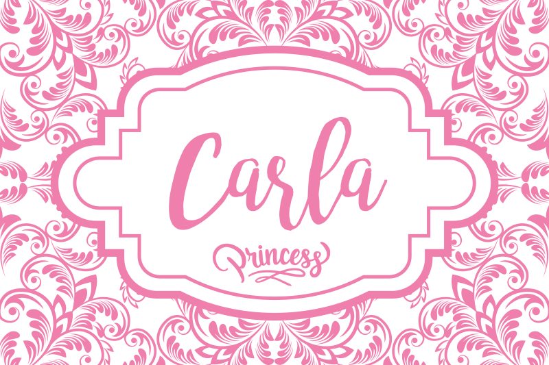 Customisable name for princess name placemats - TenStickers
