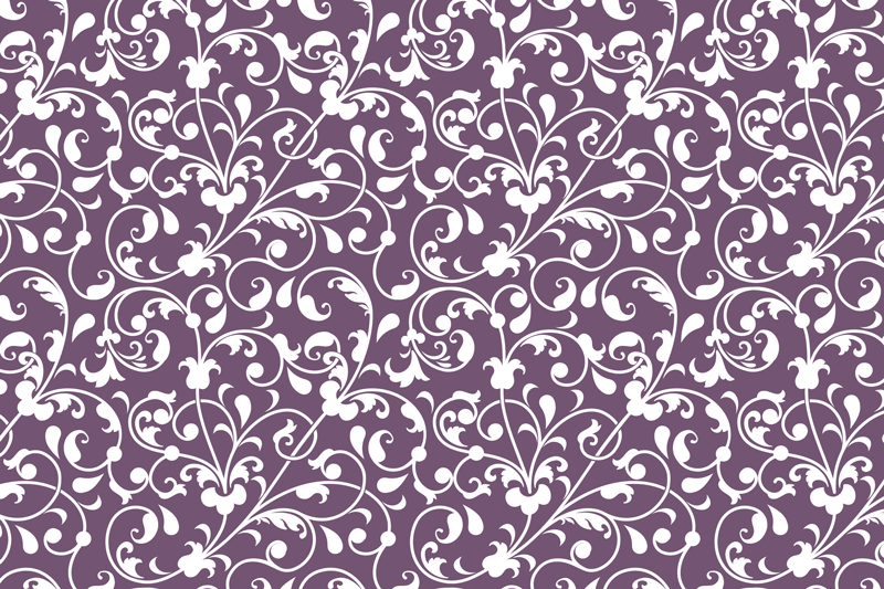 Ornamental leaf Paisley paisley placemats - TenStickers