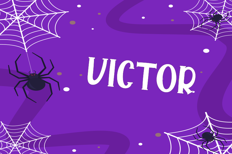 Halloween placemats spooky spider webs design - TenStickers