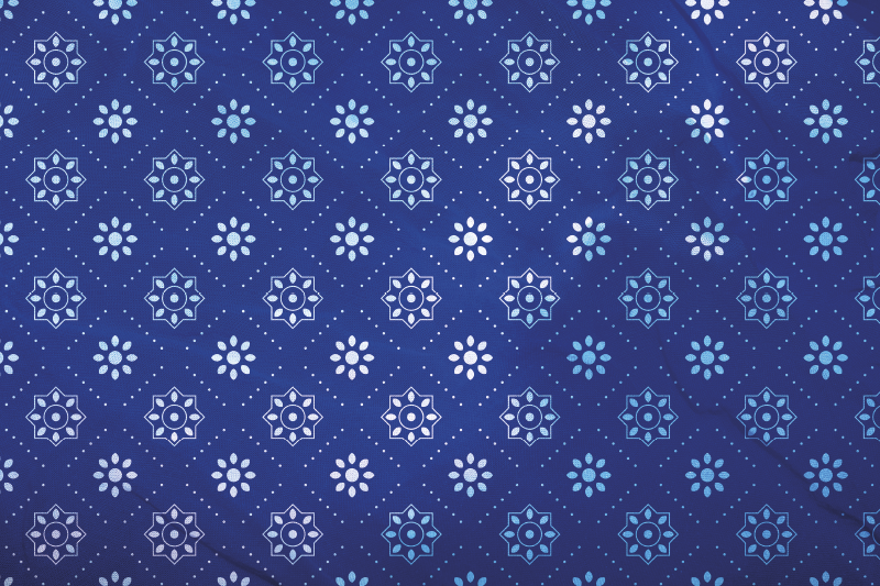 Flower different shapes original placemats - TenStickers