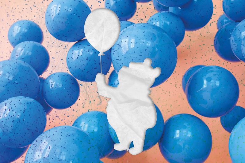 Winnie the Pooh birthday children placemats - TenStickers