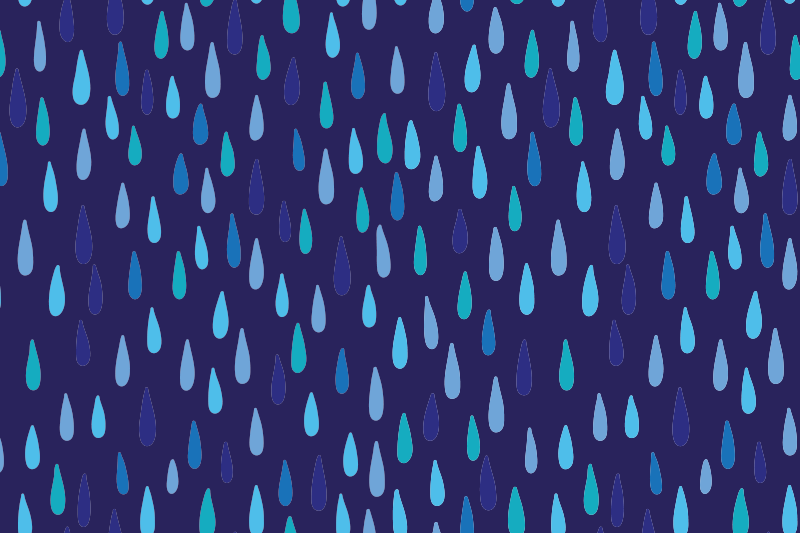 Textured placemats raindrop design - TenStickers