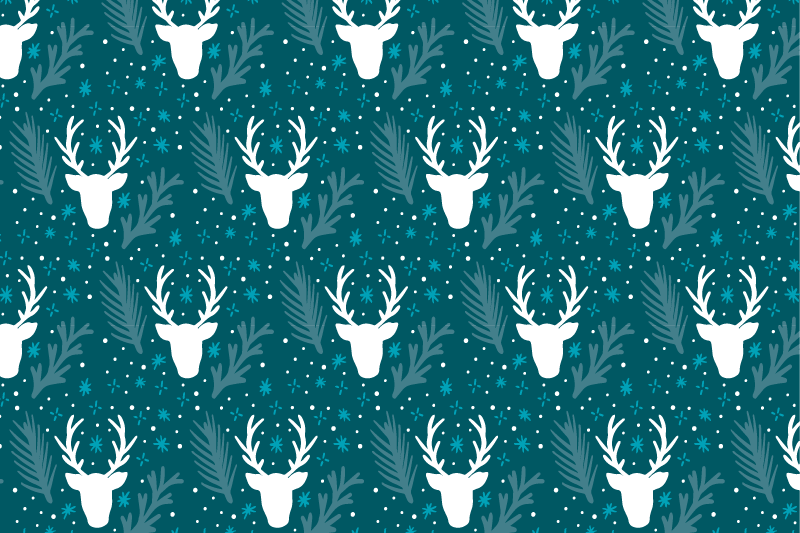 Christmas placemats for a sophisticated holiday table - TenStickers