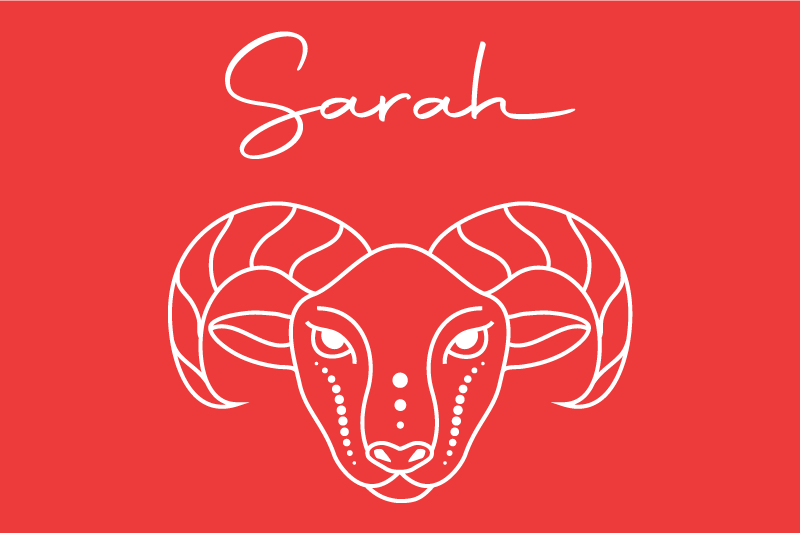 Personaliseable placemats with stylized ram design - TenStickers