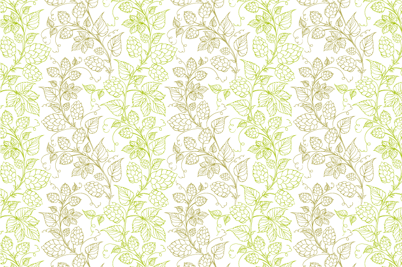 Green plant pattern textured placemats - TenStickers