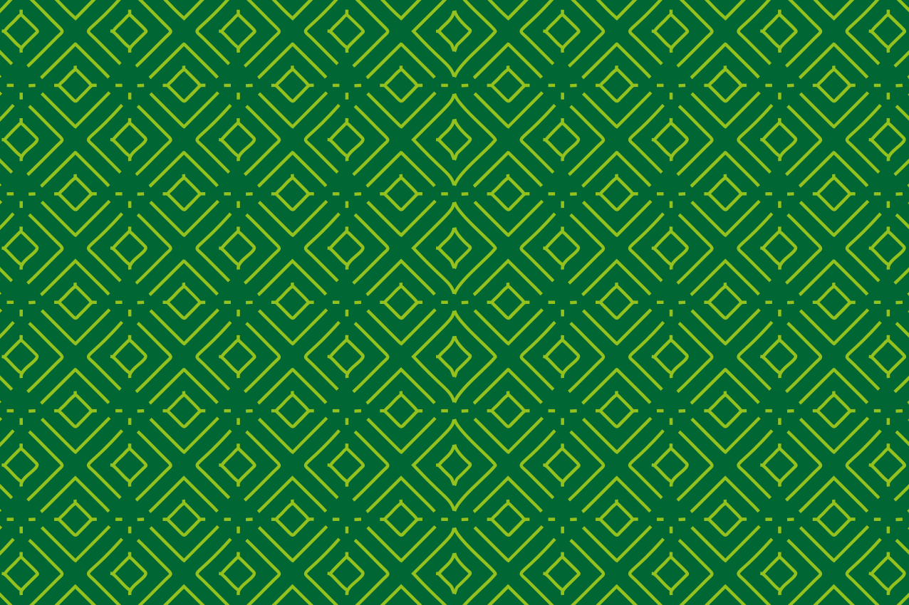 Textured placemats geometric green design - TenStickers