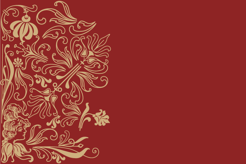 Elegant placemats with graceful floral designs - TenStickers