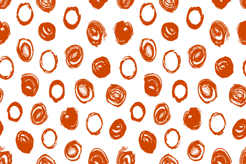 Textured placemats with circular brushstroke design - TenStickers