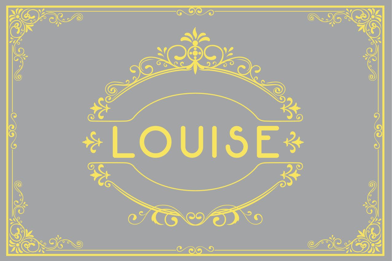 Personalisable placemats for elegant name display - TenStickers